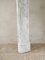 Chimenea francesa antigua de mármol de Carrara tallado con Coquille, Imagen 4