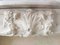 Antique French Carved Carrara Marble Fireplace with Coquille 7