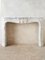 Antique French Carved Carrara Marble Fireplace with Coquille 1