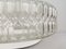 Lámpara de techo Hubnail redonda grande de vidrio, años 90, Imagen 8