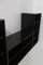 Living Room and Bookcase Set in Black attributed to Acerbis, 1970, Set of 2 4