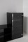 Living Room and Bookcase Set in Black attributed to Acerbis, 1970, Set of 2, Image 5