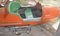 Orange and Green Carousel Plane, 1960s 4