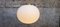 Lampada a sospensione Onion in vetro soffiato bianco con dettagli in ottone di Mazzega, Italia, anni '80, Immagine 6