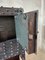 Antique French Wrought Iron Over Wood Hobnail Safe 10