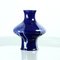 Mid-Century Blue Ceramic Vase, Former Czechoslovakia, 1960s 7