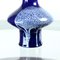 Mid-Century Blue Ceramic Vase, Former Czechoslovakia, 1960s 4