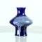 Mid-Century Blue Ceramic Vase, Former Czechoslovakia, 1960s 1