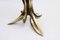 Art Nouveaut Brass Candleholder, 1960s 9