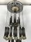 Mid-Century Glass and Chrome Chandelier by Sciolari, Italy, 1960s 7