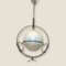 Lámpara colgante era espacial de cristal de Murano de Fontana Arte, años 60, Imagen 11