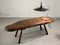 Table Basse en Bois Taille Gouge, France, 1950s 4