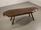 Gouge-cut Wooden Coffee Table, France, 1950s 1