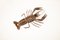 Bronze Crayfish Figurine, 1900s 2