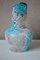 Blaue Seafoam Emaille Vase, 1960er 2