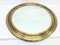 Round Mirror with Brass Frame by Sergio Mazza for Artemide, 1960s 2