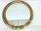 Round Mirror with Brass Frame by Sergio Mazza for Artemide, 1960s, Image 1