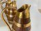 Oak and Brass Barrel Form Pitchers from Gerard Lafitte, France, 1933, Set of 3 9