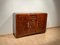 Art Deco Sideboard aus Nussholz, Lack & Nickel, Frankreich, 1930er 3