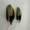 Brass Wall Lamps, 1950s, Set of 2 7