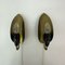 Brass Wall Lamps, 1950s, Set of 2, Image 1