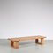 Dutch Pine Wooden Bench by Ate Van Apeldoorn for Houtwerk Hattem, 1970s, Image 2