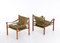 Sirocco Easy Chairs attributed to Arne Norell, 1970s, Set of 2 12