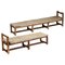 19th Century Rustic Travail Populaire Benches, France 1