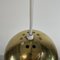 Lámpara colgante Mid-Century con forma de bola dorada de Fog & Morup, Dinamarca, Imagen 3