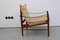 Teak Antelope Safari Easy Chair by Hans Olsen for Viskadalens Möbelindustri, 1960s 2
