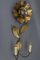 Applique Mid-Century a forma di fiore in ottone e metallo, Francia, anni '50, Immagine 7
