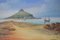 T. Weston, St. Michael's Mount, Original Gouache, 20th Century 2