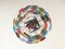 Italian Multicolored Glass Disk Chandelier, 1980s 9