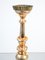 Golden Wooden Candlestick in Gold Leaf, 1700s 5