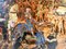 Gustave Alaux, Pizarro et Atahualpa, 20ème Siècle, Peinture à l'Huile, Encadrée 5