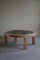 Large Danish Round Coffee Table in Pine & Ceramic by Sallingboe, 1970s 11