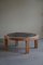 Large Danish Round Coffee Table in Pine & Ceramic by Sallingboe, 1970s, Image 11
