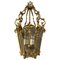 Antique French Louis XV Style Gilt Bronze Rococo Lantern, 1890, Image 1