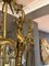 Farol francés antiguo estilo Luis XV de bronce dorado, 1890, Imagen 6