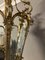 Farol francés antiguo estilo Luis XV de bronce dorado, 1890, Imagen 12
