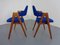 Chaises Compass en Teck & Kvadrat Hallingdal 65 par Nana Ditzel, Kai Kristiansen pour Schou Andersen, 1960s, Set de 2 7