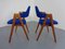Compass Chairs in Teak & Kvadrat Hallingdal 65 by Nana Ditzel, Kai Kristiansen for Schou Andersen, 1960s, Set of 2, Image 7