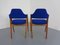 Compass Chairs in Teak & Kvadrat Hallingdal 65 by Nana Ditzel, Kai Kristiansen for Schou Andersen, 1960s, Set of 2 10