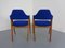 Compass Chairs in Teak & Kvadrat Hallingdal 65 by Nana Ditzel, Kai Kristiansen for Schou Andersen, 1960s, Set of 2, Image 10