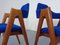 Chaises Compass en Teck & Kvadrat Hallingdal 65 par Nana Ditzel, Kai Kristiansen pour Schou Andersen, 1960s, Set de 2 15