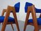 Compass Chairs in Teak & Kvadrat Hallingdal 65 by Nana Ditzel, Kai Kristiansen for Schou Andersen, 1960s, Set of 2 15