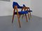 Compass Chairs in Teak & Kvadrat Hallingdal 65 by Nana Ditzel, Kai Kristiansen for Schou Andersen, 1960s, Set of 2, Image 6