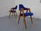 Compass Chairs in Teak & Kvadrat Hallingdal 65 by Nana Ditzel, Kai Kristiansen for Schou Andersen, 1960s, Set of 2 5