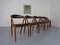 Model 31 Chairs in Teak by Kai Kristiansen for Schou Andersen, 1960s, Set of 6, Set of 6 6