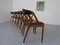 Model 31 Chairs in Teak by Kai Kristiansen for Schou Andersen, 1960s, Set of 6, Set of 6 11